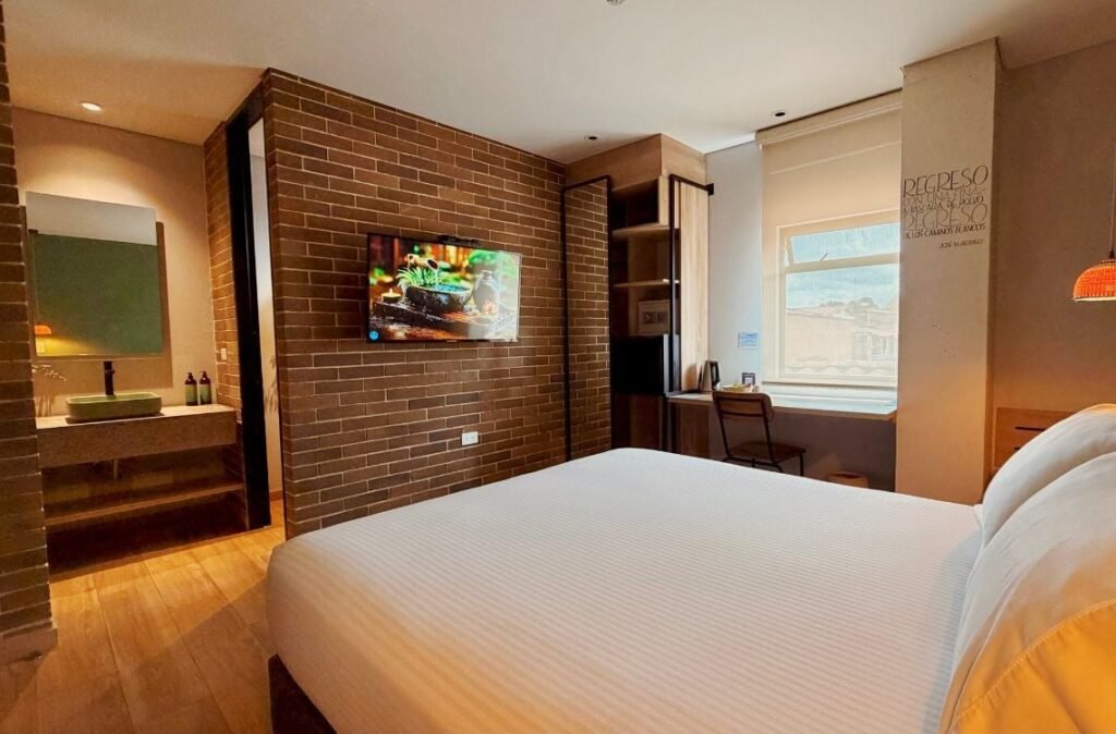 Habitación Superior de Casa Rosé con cama doble y Smart TV